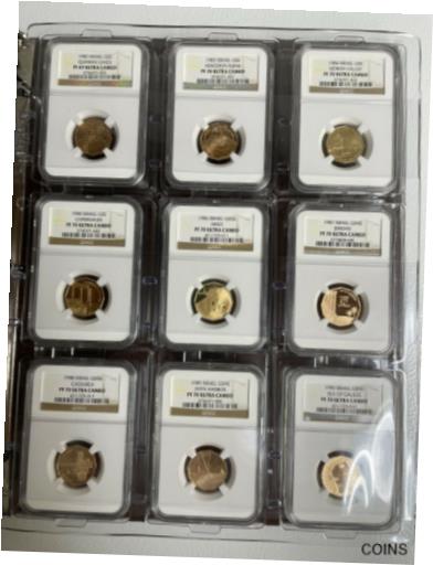 ڶ/ʼݾڽա ƥ  9 Jewish Israeli NGC Gold Coins TOP POP Sites In The Holy Land - Complete Series [̵] #gct-wr-011000-6595