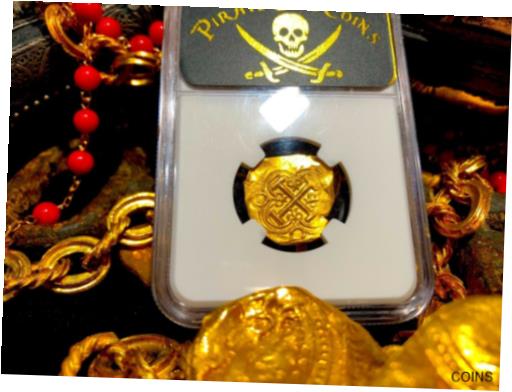 ڶ/ʼݾڽա ƥ  COLOMBIA 2 ESCUDOS 1694-13 NGC 64 PIRATE GOLD COINS SHIPWRECK TREASURE DOUBLOON [̵] #gct-wr-011000-6669