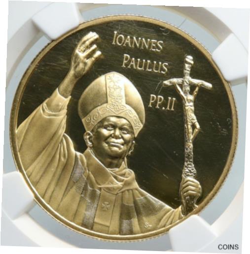 【極美品/品質保証書付】 アンティークコイン 金貨 2005 CANADA Religious Catholic Father Pope John Paul II GOLD $75 Coin NGC i91312 [送料無料] #gct-wr-011000-7320