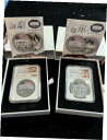 7k ホワイト ハウス バーニング セット NGC PF70 ウルトラ カム (1オンス & 2オンス) マイル スタンディッシュ サイン入り7k White House Burning Set NGC PF70 Ultra Cam (1oz & 2oz) Miles Standish Signed