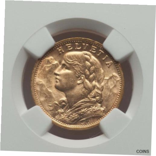 ץʡɥ꥽㤨֡ڶ/ʼݾڽա ƥ    [̵] 1908B 20 FRANCS GOLD COIN SWITZERLAND REPUBLIC NGC MS63פβǤʤ224,000ߤˤʤޤ