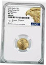 【極美品/品質保証書付】 アンティークコイン コイン 金貨 銀貨 [送料無料] 2021 $5 Gold Eagle Type 2 NGC MS70 First Releases - Designer Signed Jenni Norris