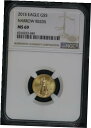 2015 $5 アメリカン ゴールド イーグル 1/10 オンス ナロー リード NGC MS-692015 $5 American Gold Eagle 1/10 oz Narrow Reeds NGC MS-69(3)