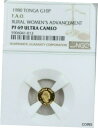  アンティークコイン コイン 金貨 銀貨  1980 TONGA GOLD 10 PA'ANGA WOMENS ADVANCEMENT NGC PF 69 ULTRA CAMEO TOP POP 1