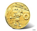 【極美品/品質保証書付】 アンティークコイン コイン 金貨 銀貨 [送料無料] 2014 (PF70 Ultra Cameo) 1/4 oz Gold $25 Niue Disney Steamboat Willie NGC Coin
