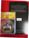 【極美品/品質保証書付】 アンティークコイン コイン 金貨 銀貨 [送料無料] 2011 Niue $1 GOLD Plate Star Wars Princess R2-D2 ANACS PF69 Disney ngc w/ COA!