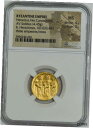  アンティークコイン コイン 金貨 銀貨  Byzantine Gold Heraclius + Her. Constantine AV Solidus (4.45g) MS NGC 944619-107