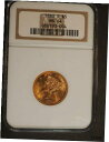 1880 S リバティ ヘッド ハーフ イーグル $5 ゴールド NGC 認定 MS 64 ミント ステート 30041880 S LIBERTY HEAD H...