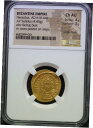  アンティークコイン コイン 金貨 銀貨  Byzantium Empire 610~641 AD Heraclius AV Solidus 4.45g Ancient Gold Coin NGC AU