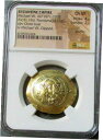 AD 1071 -1078 ゴールド ビザンチン マイケル 7 世 ノミスマ キリスト胸像 NGC チョイス VF 4/21071 -1078 AD GOLD ...