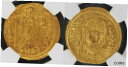 モーリス・ティベリウス、AV ソリダス、NGC AU、AD 582 602、ビザンチン帝国、アンティオキア、ゴールドMaurice Tiberius, AV S...