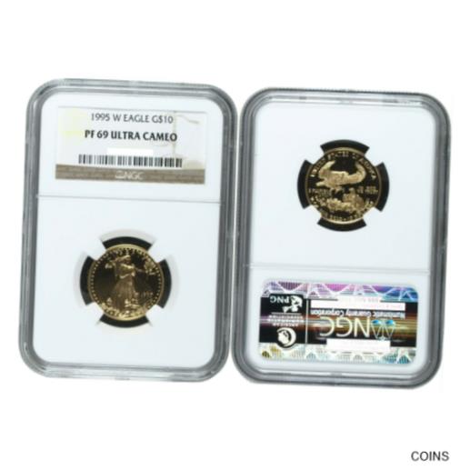 ڶ/ʼݾڽա ƥ    [̵] USA 1995 W Eagle $10 1/4 oz Gold NGC PF69 ULTRA CAMEO SKU# 6392