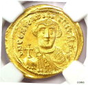 ビザンチン コンスタンス II AV ソリダス 金貨 641-668 AD - 認定 NGC MS (UNC)Byzantine Constans II AV ...