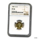  アンティークコイン 金貨 1880 $2.50 Liberty Gold Quarter Eagle PF-58 NGC - SKU#209931  #got-wr-011004-7821