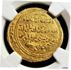 【極美品/品質保証書付】 アンティークコイン コイン 金貨 銀貨 [送料無料] Bahri Mamluk al-Zahir Baybars I AH 658-676 / AD 1260-1277 gold Dinar ND MS62 NGC