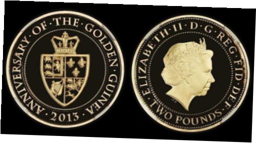 ڶ/ʼݾڽա ƥ  Gold 2 Pounds 2013 Guinea 300th Anniversary ...