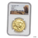 2020 $50 ゴールド バッファロー NGC MS70 バイソン ラベル アメリカ 1 オンス 24KT 地金コイン2020 $50 Gold Buffalo NGC MS70 Bison Label American 1oz 24KT Bullion coin(3)