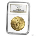 1921年 メキシコ ゴールド 50ペソ MS-63 NGC1921 Mexico Gold 50 Pesos MS-63 NGC(3)