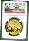 【極美品/品質保証書付】 アンティークコイン 金貨 2013 PANDA GOLD CHINA NGC MS70 500 YUAN 1 OZ [送料無料] #got-wr-011004-2448