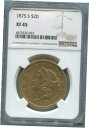 yɔi/iۏ؏tz AeB[NRC  1875 S $20 Gold Liberty Head, NGC XF45 [] #got-wr-011004-2991