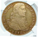 1812 スペイン統治下のメキシコ フェルディナンド 7 世 ゴールド 8 エスクード コイン NGC AU i852221812 MEXICO under S...