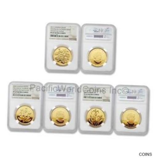 【極美品/品質保証書付】 アンティークコイン 金貨 Canada 2006 2009 2011 Provincial Floral Series 3pc Gold NGC PF69 ULTRA CAMEO Set [送料無料] #got-wr-011004-3299 1