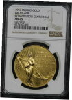 【極美品/品質保証書付】 アンティークコイン 金貨 1957 Mexico Gold Grove-698 Constitution Centennial Medal (41.57g) NGC MS-65 [送料無料] #got-wr-011004-3310