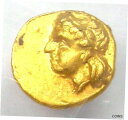 カリアのサトラップ ピクソダロス AV 1/24 ステーター アポロ 金貨 紀元前 341 ~ 336 年 - NGC AUSatraps of Caria Pixodarus AV 1/24 Stater Apollo Gold Coin 341-336 BC - NGC AU