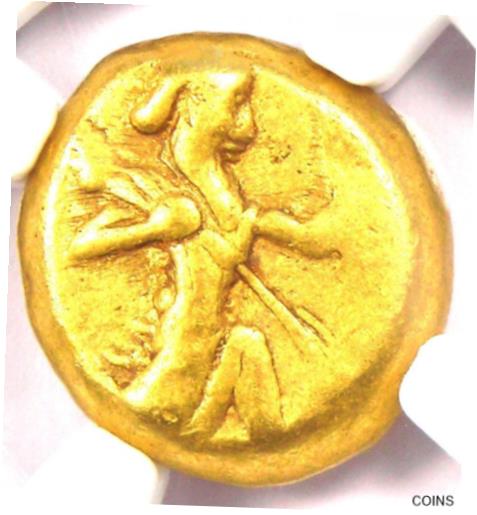  アンティークコイン コイン 金貨 銀貨  Achaemenid Hero King AV Gold Daric Coin 400 BC - NGC Choice Fine - 5/5 Surfaces!