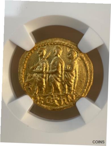 ڶ/ʼݾڽա ƥ  Thracian/Scythian Gold Stater Coson After 54 BC Brutus Caesar's Assassin NGC AU [̵] #got-wr-011004-7413