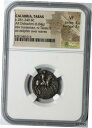  アンティークコイン コイン 金貨 銀貨  Ancient Calabria Taras c.281-240 BC Silver AR Didrachm Dolphin NGC VF