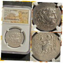 yɔi/iۏ؏tz AeB[NRC RC   [] NGC CHOICE VF THRACE MESAMBRIA 125-65 BC, HERACLES / ZEUS AR Tetradrachm our q48