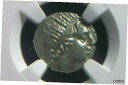  アンティークコイン コイン 金貨 銀貨  Greek Silver drachm from Carian Islands of Rhodes 88-84 BC NGC Ch AU 5037
