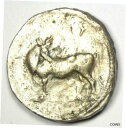 ギリシャ ルカニア ラウス AR ステーター マンヘッド ブル コイン 紀元前 480 〜 460 年 - 認定 NGC VFGreek Lucania Laus AR Stater Man-Headed Bull Coin 480-460 BC - Certified NGC VF(3)