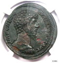  アンティークコイン コイン 金貨 銀貨  Roman Lucius Verus AE Sestertius Copper Coin 161 AD - Certified NGC Choice XF