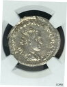 ローマ帝国コイン、アラブ人フィリップ、AR アントニニアヌス、NGC MS、4/5 5/5Roman Imperial Coin, Philip the Arab, AR Antoninianus, NGC MS, 4/5 5/5(3)
