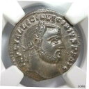 リキニウス 1 世 ローマ帝国 ヌムス NGC AU 古代保守者 皇帝の守護者Licinius I Roman Empire Nummus NGC AU Ancient Conservator Protector of Emperors(3)