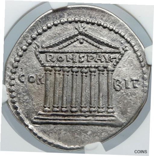 【極美品/品質保証書付】 アンティークコイン 銀貨 HADRIAN Ancient Nicomedia Tetradrachm Cistophorus Silver Roman Coin NGC i88626 [送料無料] #sct-wr-011041-2809