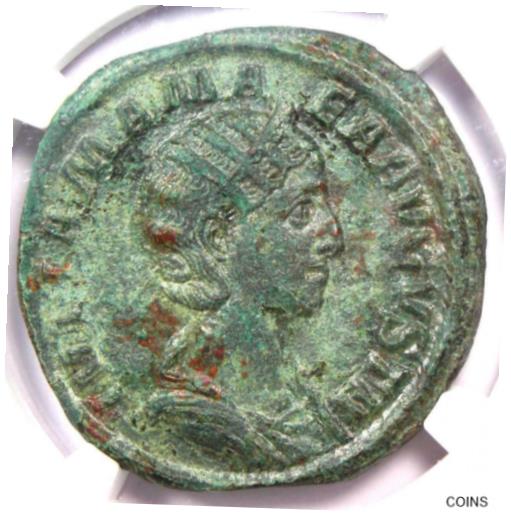yɔi/iۏ؏tz AeB[NRC RC   [] Roman Julia Mamaea AE Sestertius Coin 222-235 AD - Certified NGC MS (UNC)