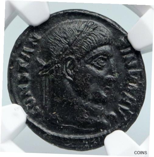 ڶ/ʼݾڽա ƥ    [̵] CONSTANTINE I the GREAT 320AD Thessalonica Ancient Roman NUMMUS Coin NGC i89578
