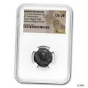 クシャーン帝国青銅テトラドラクマ (西暦 1 〜 2 世紀) Ch VF NGC - SKU#251234Kushan Empire Bronze Tetradrachm (1st-2nd Cent A.D.) Ch VF NGC - SKU#251234|詳細画像