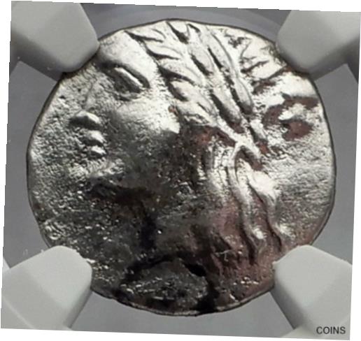  アンティークコイン コイン 金貨 銀貨  MILETOS in IONIA 250BC Apollo Lion Ancient Silver Greek Drachm Coin NGC i59956