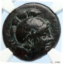 ASSOS TROAS 300BC アテナ 本物の古代古いギリシャのコイン グリフィン NGC i106052ASSOS in TROAS 300BC Athe...