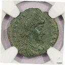 西ローマ帝国 393-432 ホノリウス AE3 ヌムス ニコメディア NGC Ch VF B-10393-432 AD Western Roman Empire Honorius AE3 Nummus Nicomedia NGC Ch VF B-10(3)
