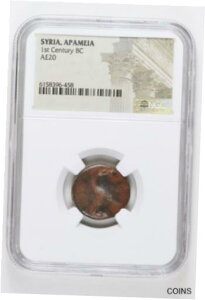 アパメイア、シリア 紀元前1世紀 AE20 NGC 本物Apameia, Syria 1st Century BC AE20 NGC Authentic