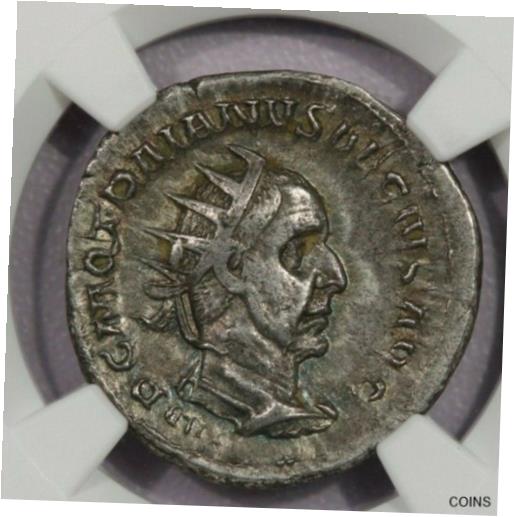 yɔi/iۏ؏tz AeB[NRC RC   [] 249-251 AD AR Double-Denarius Roman Empire Trajan Decius I NGC Ch VF B-1