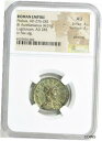 プロバス AD 276-282 古代ローマ デナリウス アウレリアニアヌス NGC AU 4/5 4/5Probus AD 276-282 Ancient Roman Denarius Aurelianianus NGC AU 4/5 4/5(3)