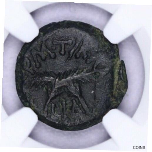  アンティークコイン コイン 金貨 銀貨  52-59 AD Governors of Judaea Antonius Felix AE Prutah NGC - VF B-15