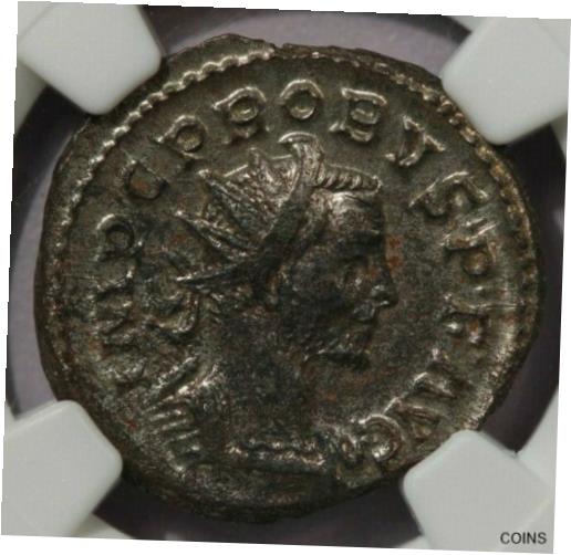 【極美品/品質保証書付】 アンティークコイン コイン 金貨 銀貨 [送料無料] 276-282 AD Roman Empire BI Aurelianianus Probus Lugdunum NGC AU b-12