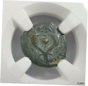 yɔi/iۏ؏tz AeB[NRC RC   [] Judaea AE Prutah NGC VF Widows Mite 135-37 BC Hasmonean Kings Money Of The Bible